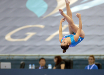 Bakıda idman gimnastikası üzrə Dünya Kuboku yarışlarının ikinci günü start götürüb. Azərbaycan, 20 fevral, 2016